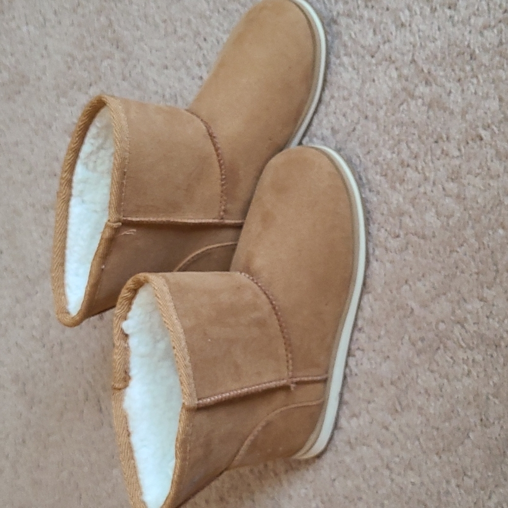 Tan boots